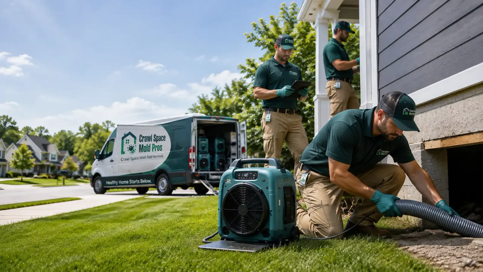 Crawl Space Mold Removal in Landers, CA